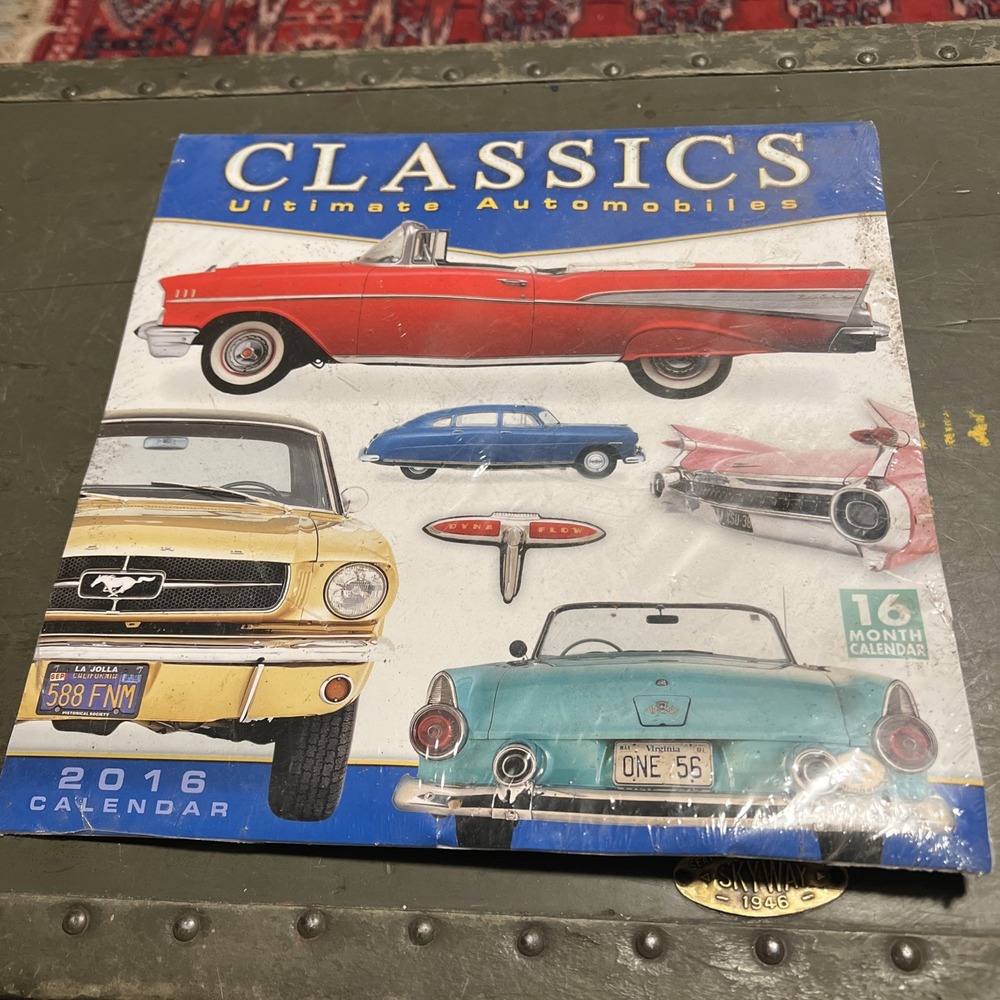 Classics Ultimate Automobile 16 Month Calendar 2016 New Sealed 9781416297307